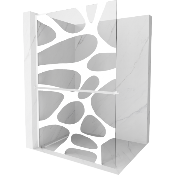 Ścianka prysznicowa z półką Walk-in Mexen Kioto+ L 70 x 200 cm 497929