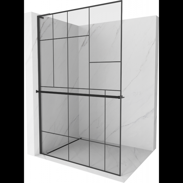 Ścianka prysznicowa z półką Walk-in Mexen Kioto+ L 80 x 200 cm 502629