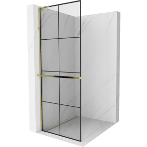 Ścianka prysznicowa z półką Walk-in Mexen Kioto+ L 80 x 200 cm 505756 Ścianka prysznicowa z półką Walk-in Mexen Kioto+ L 80 x 200 cm 505756