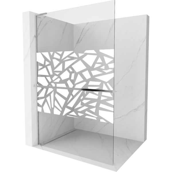 Ścianka prysznicowa z półką Walk-in Mexen Kioto+ L 90 x 200 cm 498693