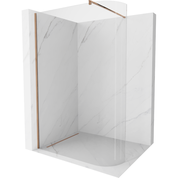 Ścianka prysznicowa zaokrąglona Walk-in Mexen Kioto 140 x 200 cm 505732