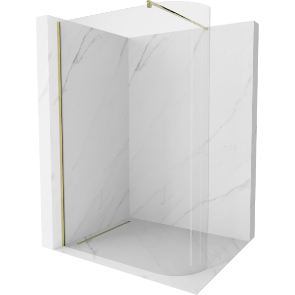 Ścianka prysznicowa zaokrąglona Walk-in Mexen Kioto 150 x 200 cm 503191
