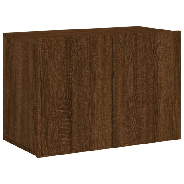Ścienna szafka TV brązowy dąb 60x30x41 cm 857641