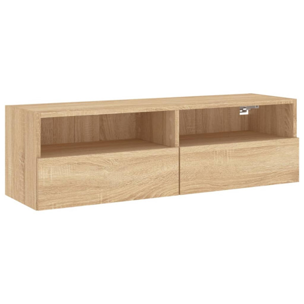 Ścienna szafka TV dąb sonoma 100x30x30 cm 857732