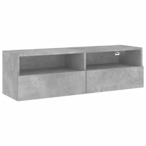 Ścienna szafka TV szarość betonu 100x30x30 cm 857599 Ścienna szafka TV szarość betonu 100x30x30 cm 857599