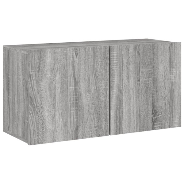 Ścienna szafka TV szary dąb sonoma 80x30x41 cm 857667