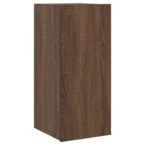 Ścienna szafka TV z LED brązowy dąb 30.5x35x70 cm 866673 Ścienna szafka TV z LED brązowy dąb 30.5x35x70 cm 866673