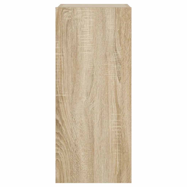 Ścienna szafka TV z LED dąb sonoma 30.5x35x70 cm 866688
