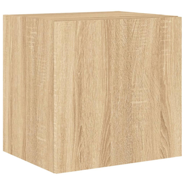 Ścienna szafka TV z LED dąb sonoma 40.5x35x40 cm 866685