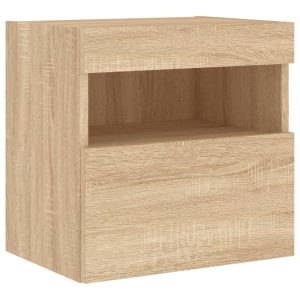 Ścienna szafka TV z LED dąb sonoma 40x30x40 cm 866563 Ścienna szafka TV z LED dąb sonoma 40x30x40 cm 866563
