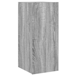 Ścienna szafka TV z LED szary dąb sonoma 30.5x35x70 cm 866681