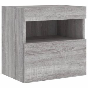 Ścienna szafka TV z LED szary dąb sonoma 40x30x40 cm 866527 Ścienna szafka TV z LED szary dąb sonoma 40x30x40 cm 866527