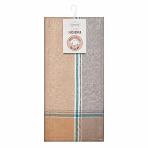 Ścierka kuchenna OLIVIA bawełniana beżowa 50×70 cm chłonna 948129 Ścierka kuchenna OLIVIA bawełniana beżowa 50×70 cm chłonna 948129