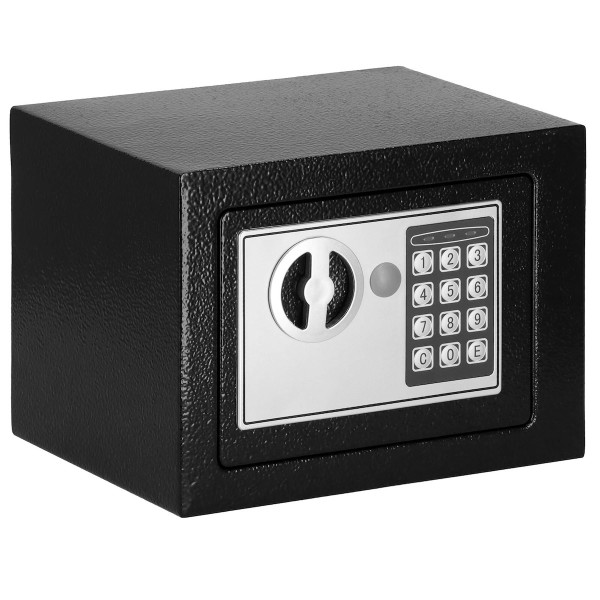 Sejf domowy na pieniądze, kasetka, skrzynka 23 cm z zamkiem elektronicznym 723952