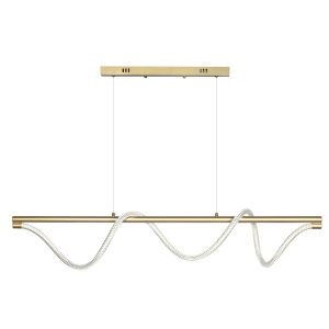 Serpente 2 lampa wisząca z pilotem LED/55W złota 1030908