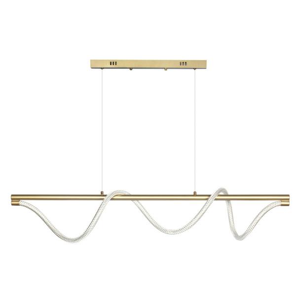 Serpente 2 lampa wisząca z pilotem LED/55W złota 1030908