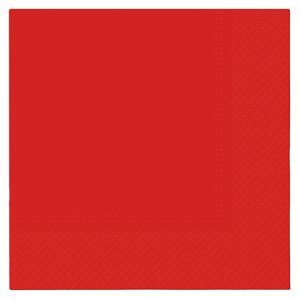 Serwetka Unicolor Chilli Red 20 szt. 33×33 cm 343695