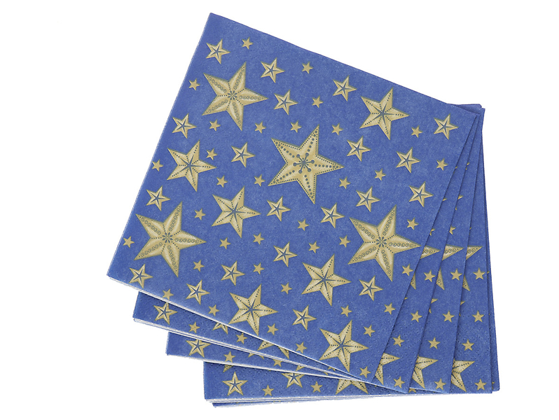 Serwetki Beautiful Stars Blue 20 szt. 33x33 cm 41565