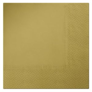 Serwetki Monocolor Gold 20 szt. 33×33 cm 31721