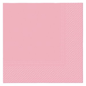 Serwetki Monokolor 20 szt. 33×33 cm różowe 55453