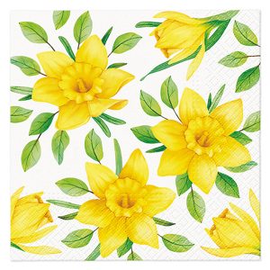 Serwetki Żonkile 20 szt. 33×33 cm 37810 Serwetki Żonkile 20 szt. 33×33 cm 37810
