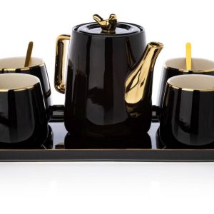 Serwis kawowy Noah Black Gold 105593 Serwis kawowy Noah Black Gold 105593