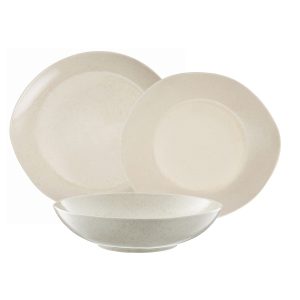 Serwis obiadowy dla 6 osób Organic 18-elementowy AMBITION 80149