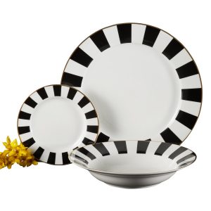 Serwis obiadowy dla 6 osób Ribs 18-elementowy AMBITION 855967 Serwis obiadowy dla 6 osób Ribs 18-elementowy AMBITION 855967