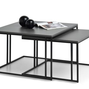 Set-Ława Dark-Xl Szary-Grafit;Dark-S, Podst Czarny 330075 Set-Ława Dark-Xl Szary-Grafit;Dark-S, Podst Czarny 330075