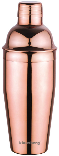 Shaker barmański do drinków koktajli napojów 750ml różowe złoto KLAUSBERG 652957