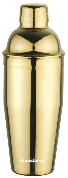 Shaker barmański do drinków koktajli napojów 750ml złoty KLAUSBERG 652960