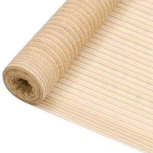 Siatka Cieniująca Parawan Na Ogrodzenie Beżowa 1,8 x 10 m HDPE 75 g/m² 952515 Siatka Cieniująca Parawan Na Ogrodzenie Beżowa 1,8 x 10 m HDPE 75 g/m² 952515