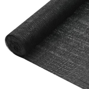 Siatka Cieniująca Parawan Na Ogrodzenie Czarna 2×10 m HDPE 75 g/m² 952469 Siatka Cieniująca Parawan Na Ogrodzenie Czarna 2×10 m HDPE 75 g/m² 952469