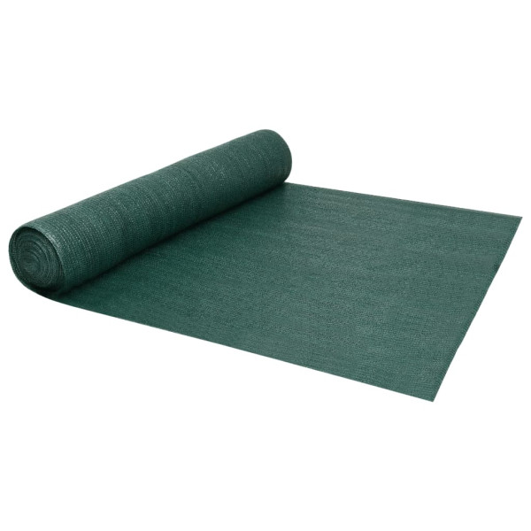 Siatka Cieniująca Parawan Na Ogrodzenie Zielona 1,8x10 m HDPE 150 g/m² 952444