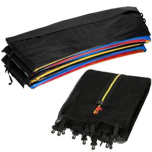 Siatka do trampoliny wewnętrzna z osłoną na sprężyny 305 cm 10 FT 8 słupków 595257 Siatka do trampoliny wewnętrzna z osłoną na sprężyny 305 cm 10 FT 8 słupków 595257