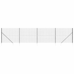 Siatka Ogrodzeniowa Ogrodzenie W Rolce Stal PVC 1,4×10 m Grafitowy 882241 Siatka Ogrodzeniowa Ogrodzenie W Rolce Stal PVC 1,4×10 m Grafitowy 882241