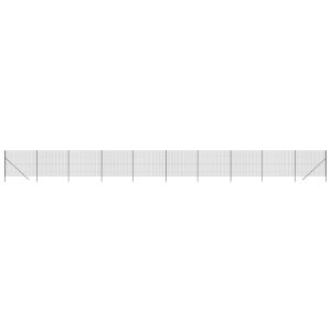 Siatka Ogrodzeniowa Ogrodzenie W Rolce Stal PVC 1,4×25 m Grafitowy 882251 Siatka Ogrodzeniowa Ogrodzenie W Rolce Stal PVC 1,4×25 m Grafitowy 882251