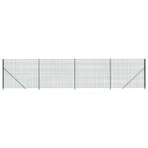 Siatka Ogrodzeniowa Ogrodzenie W Rolce Stal PVC 1,6×10 m Zielony 882242 Siatka Ogrodzeniowa Ogrodzenie W Rolce Stal PVC 1,6×10 m Zielony 882242