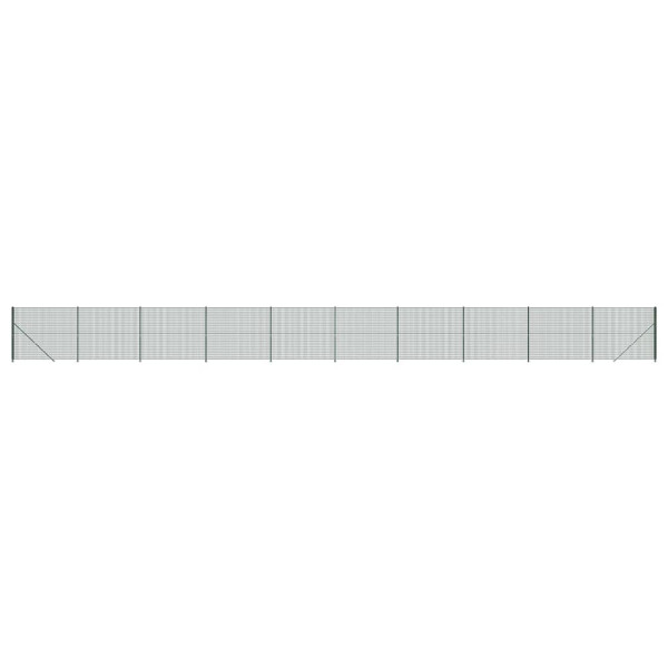 Siatka Ogrodzeniowa Ogrodzenie W Rolce Stal PVC 1,8x25 m Zielony 882267