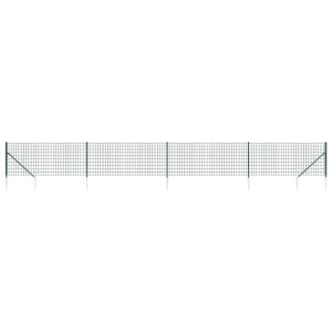 Siatka Ogrodzeniowa Ogrodzenie W Rolce Stal PVC 1×10 m Zielony 880553 Siatka Ogrodzeniowa Ogrodzenie W Rolce Stal PVC 1×10 m Zielony 880553
