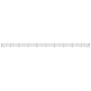 Siatka Ogrodzeniowa Ogrodzenie W Rolce Stal PVC 1×25 m Grafitowy 880554 Siatka Ogrodzeniowa Ogrodzenie W Rolce Stal PVC 1×25 m Grafitowy 880554
