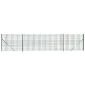 Siatka Ogrodzeniowa Ogrodzenie W Rolce Stal PVC 2,2×10 m Zielony 880552 Siatka Ogrodzeniowa Ogrodzenie W Rolce Stal PVC 2,2×10 m Zielony 880552