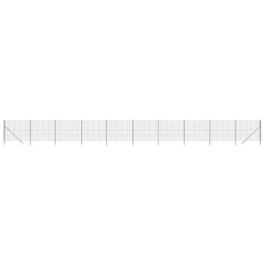 Siatka Ogrodzeniowa Ogrodzenie W Rolce Stal PVC 2,2×25 m Grafitowy 880561 Siatka Ogrodzeniowa Ogrodzenie W Rolce Stal PVC 2,2×25 m Grafitowy 880561