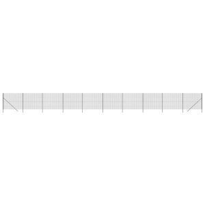 Siatka Ogrodzeniowa Ogrodzenie W Rolce Stal PVC 2×25 m Grafitowy 880557 Siatka Ogrodzeniowa Ogrodzenie W Rolce Stal PVC 2×25 m Grafitowy 880557