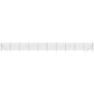 Siatka Ogrodzeniowa Ogrodzenie W Rolce Stal PVC 2×25 m Grafitowy 880528 Siatka Ogrodzeniowa Ogrodzenie W Rolce Stal PVC 2×25 m Grafitowy 880528