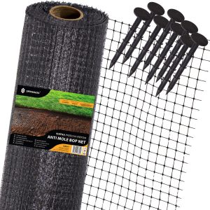 Siatka przeciw nornicom 2 m x 200 m + kołki 100 szt. przeciw kretom 30g/m2 455201 Siatka przeciw nornicom 2 m x 200 m + kołki 100 szt. przeciw kretom 30g/m2 455201