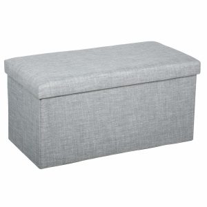 Siedzisko do przedpokoju LIGHT GREY, 38x38x78 cm 154401