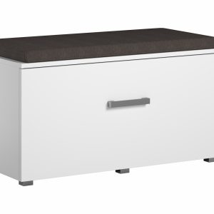 Siedzisko do przedpokoju Opal Biały MatSzafka Na Buty 343743