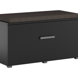 Siedzisko do przedpokoju Opal Czarny Szafka Na Buty 343742
