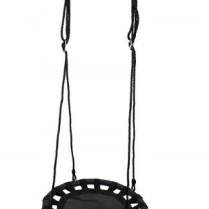 Siedzisko Składane Bocianie Gniazdo Huśtawka 60 cm Fotel Czarny Wisząca 197777 Siedzisko Składane Bocianie Gniazdo Huśtawka 60 cm Fotel Czarny Wisząca 197777